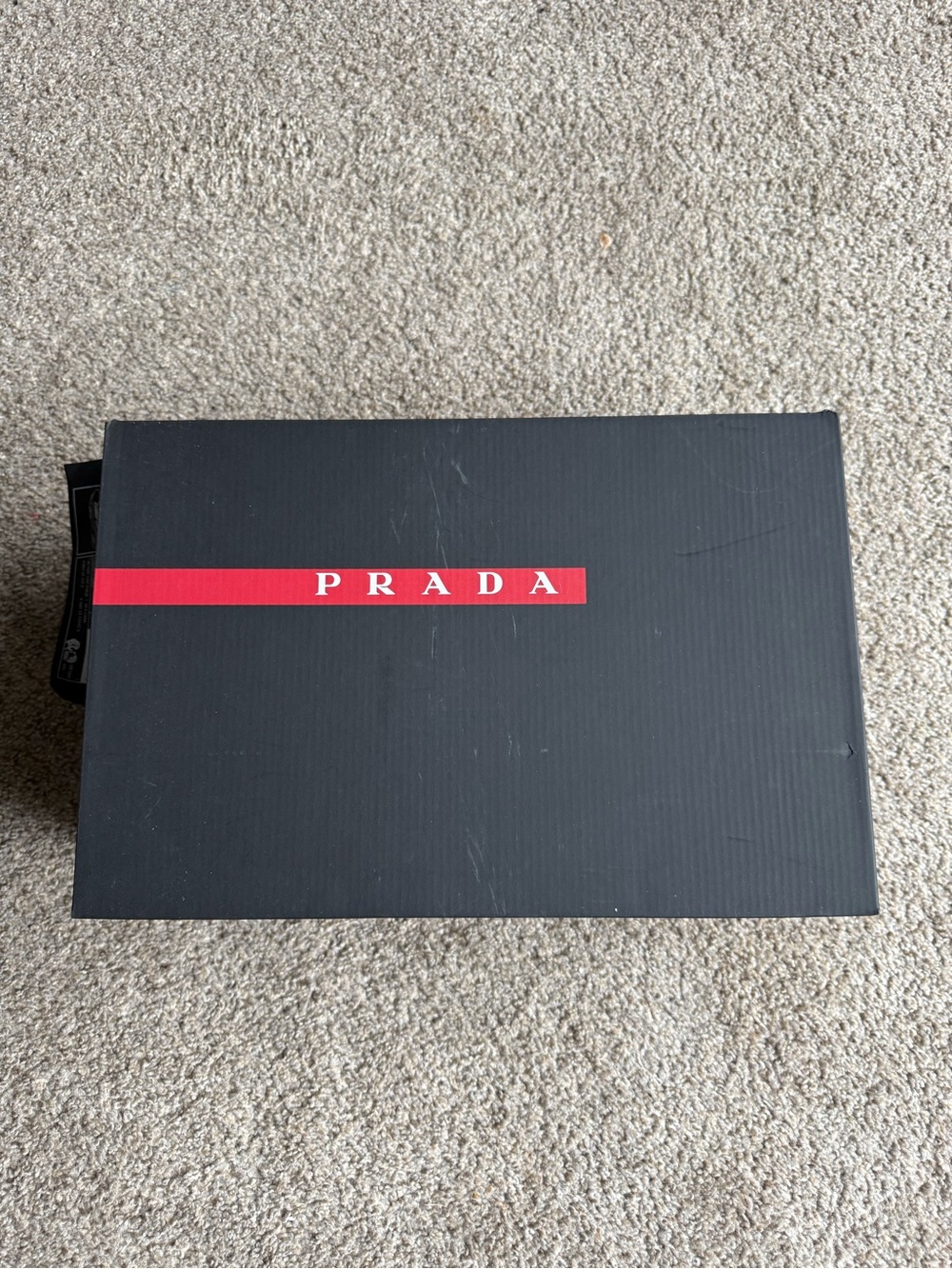 Men Orange Prada Sneakers